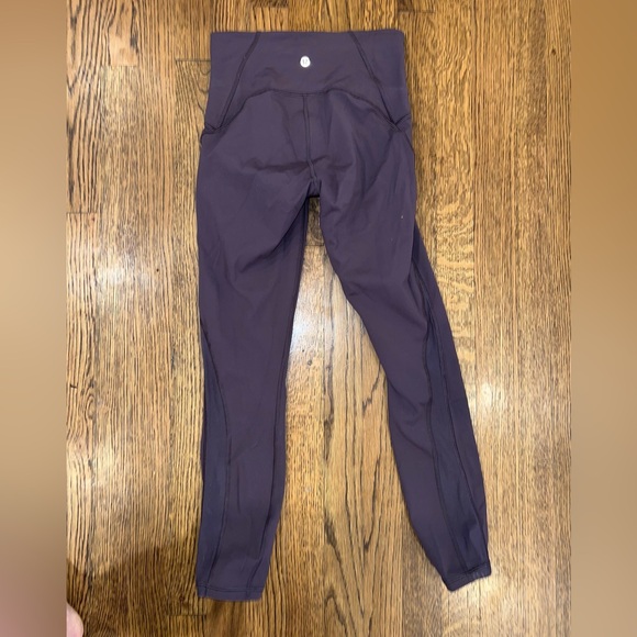 Lululemon size 4 deep purple leggings - Picture 2 of 9